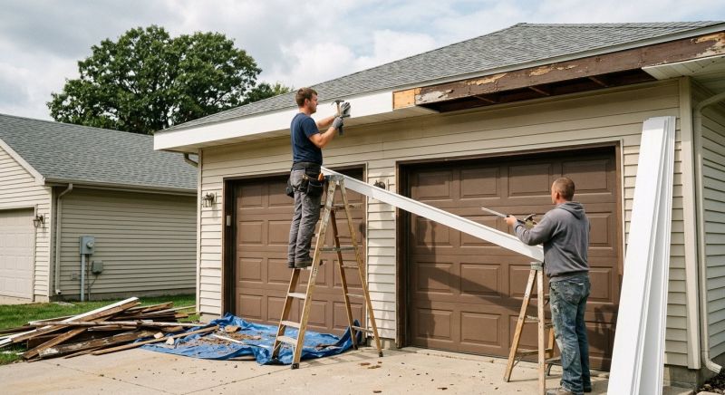 Garage Fascia Replacement in Olathe, KS