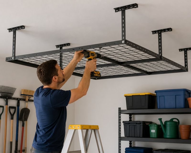Ceiling Rack Installation in Fairfax, VA