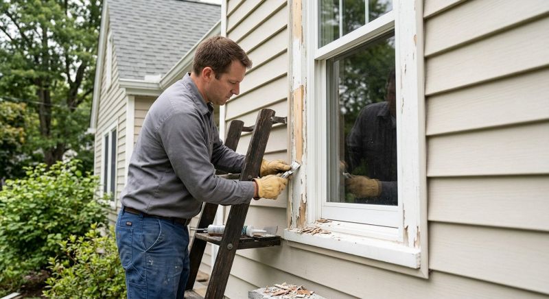 Exterior Window Molding Repair in Alpharetta, GA