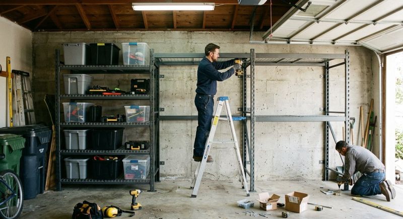 Garage Shelves Installation in Fairfax County, VA