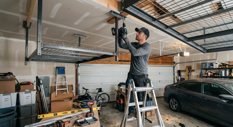 Garage Tool Rack Installation in Raleigh, NC