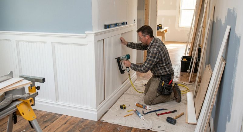 Wall Paneling Installation in Wilmington, NC